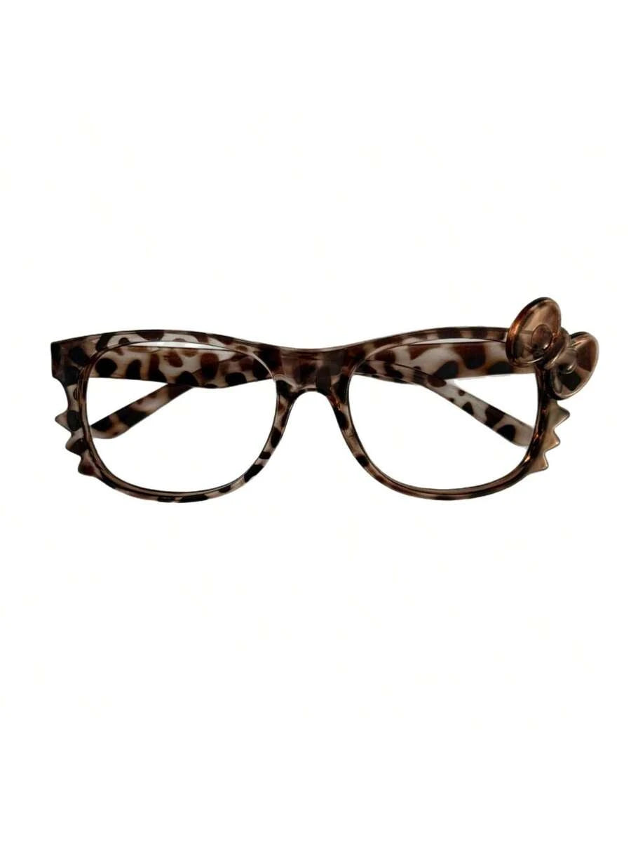 Colore:Montatura per occhiali con stampa leopardata