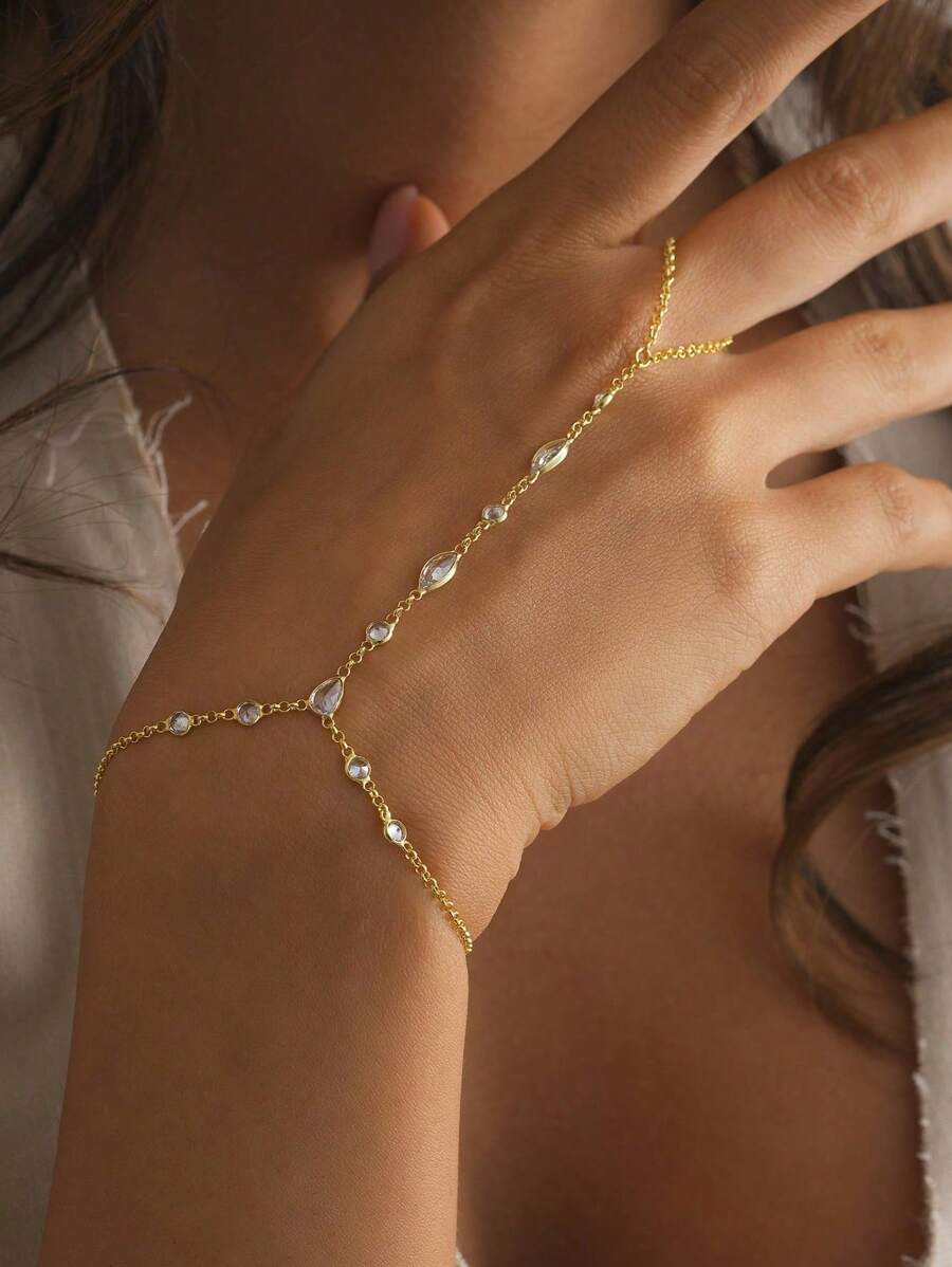 Tipo di stile:Braccialetto con strass