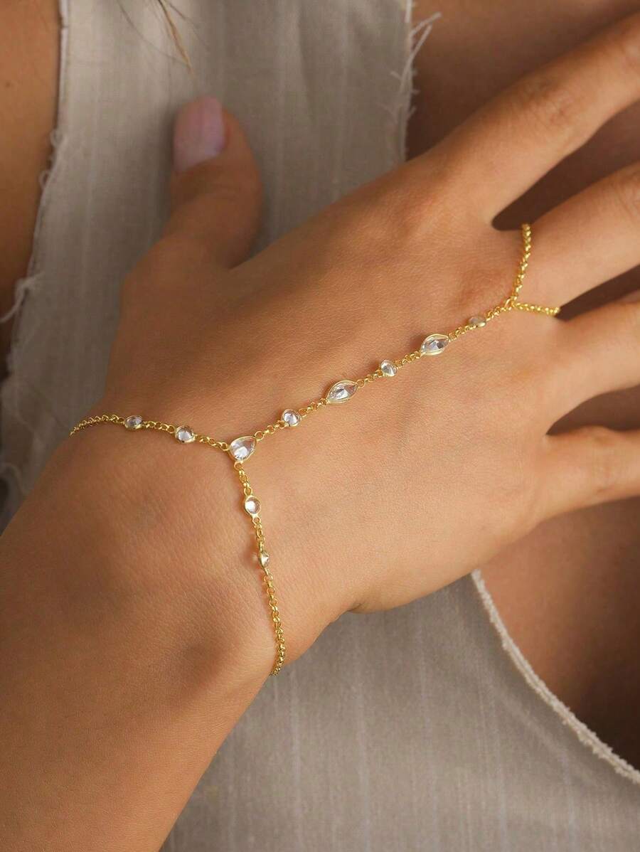 Tipo di stile:Braccialetto con strass