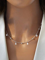 Tipo di stile:Collana con perline rotonde e nappa