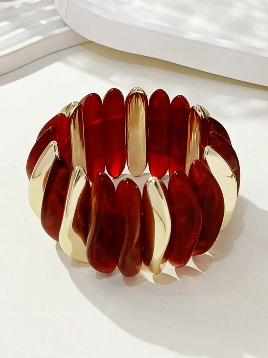 Colore:Oro + Borgogna