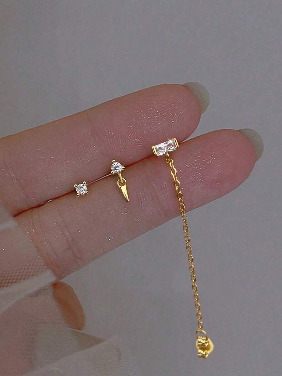 Tipo di stile:3 pezzi/set di orecchini