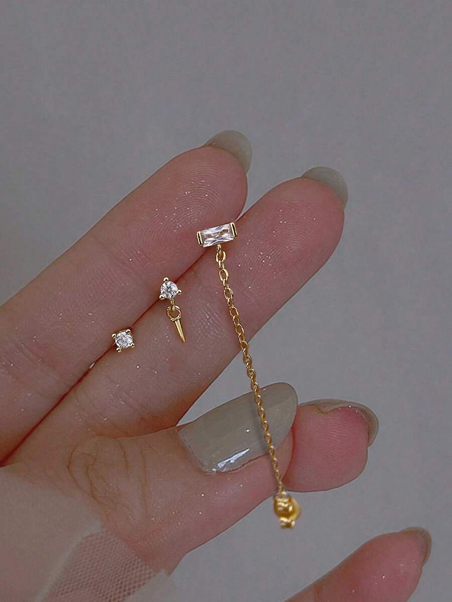 Tipo di stile:3 pezzi/set di orecchini