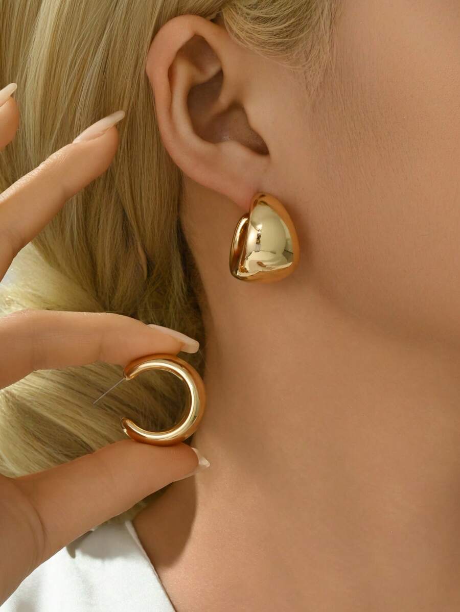 Colore:Set di orecchini in oro