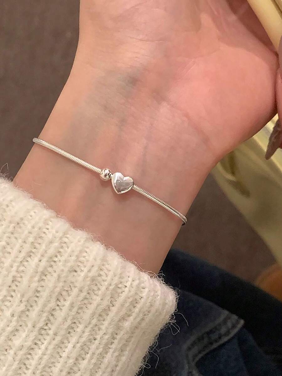 Tipo di stile:Bracciale con perline a cuore