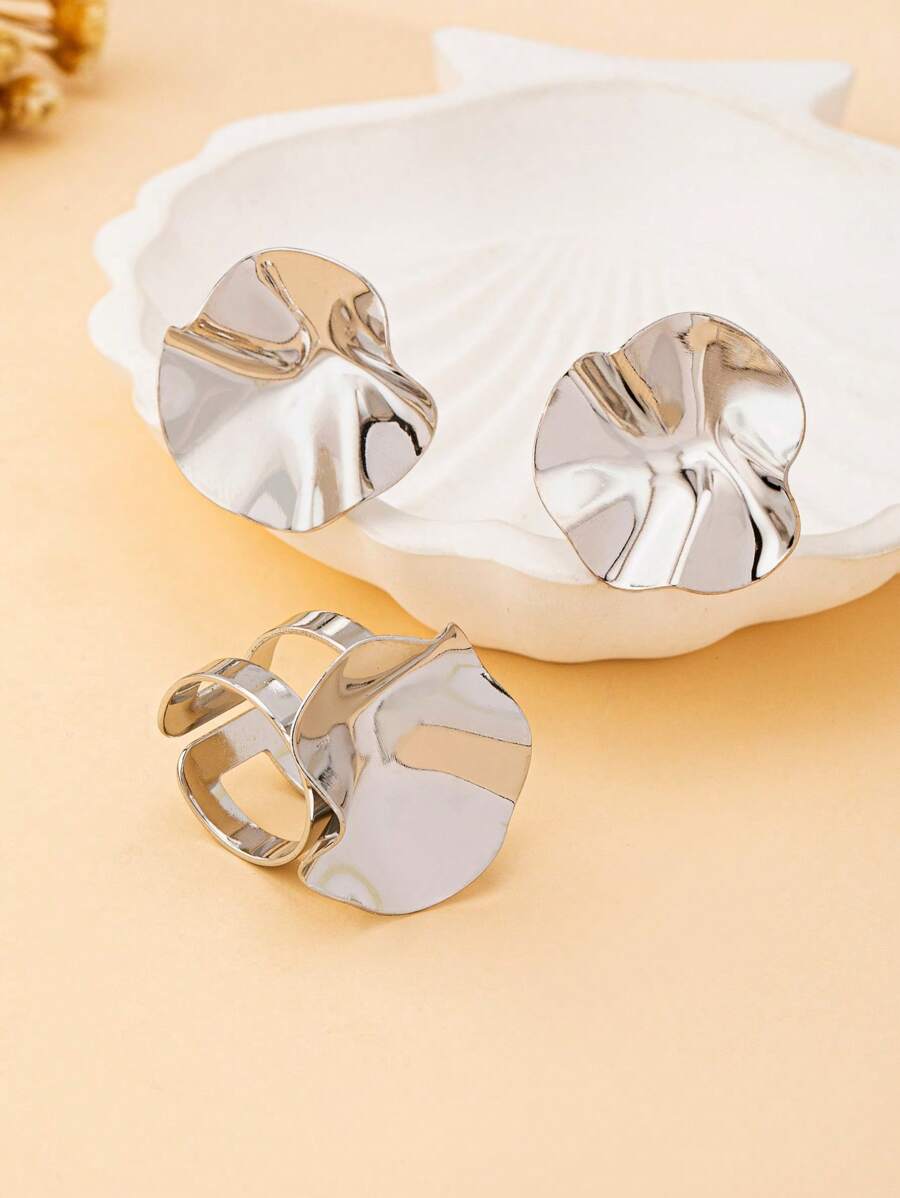 Tipo di stile:Set anello + orecchini
