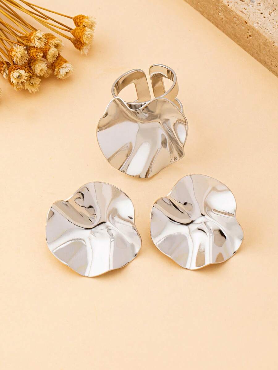 Tipo di stile:Set anello + orecchini