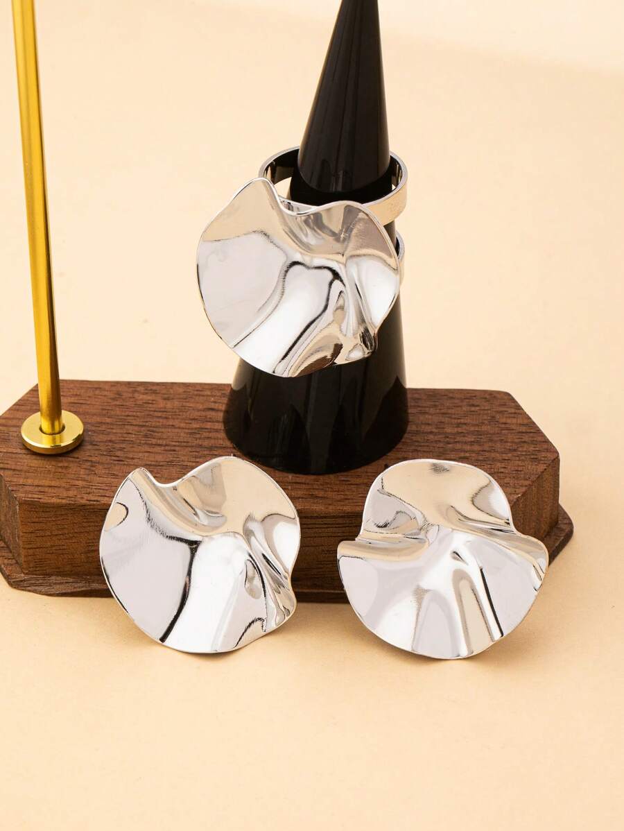 Tipo di stile:Set anello + orecchini