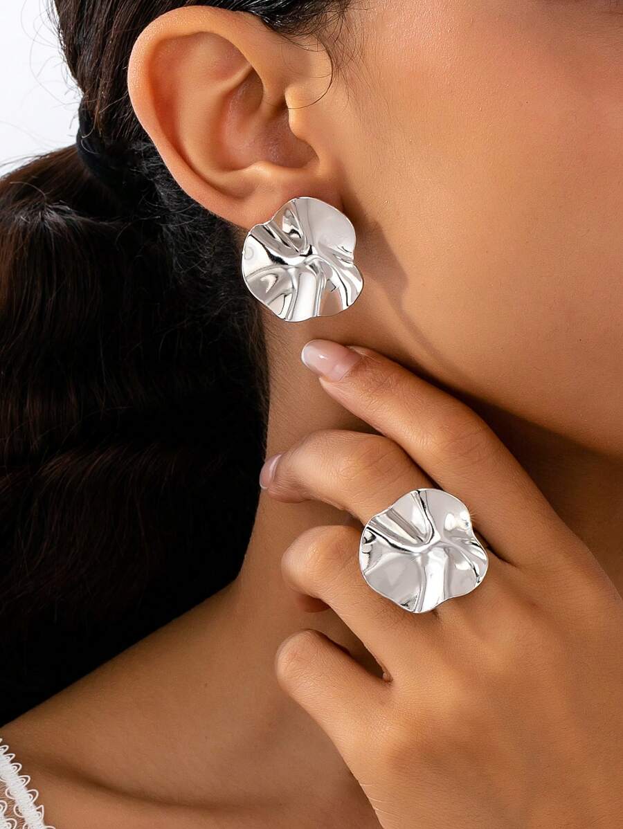 Tipo di stile:Set anello + orecchini