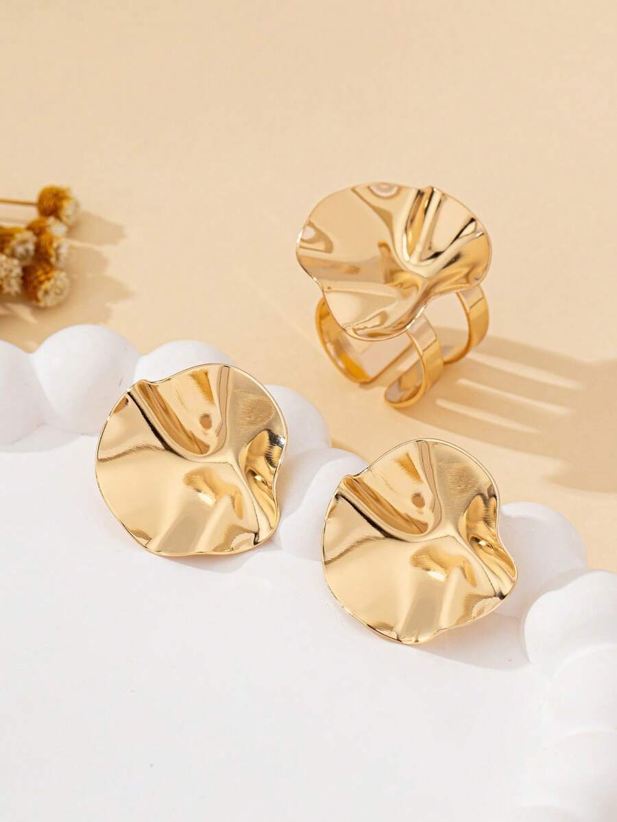 Tipo di stile:Set anello + orecchini