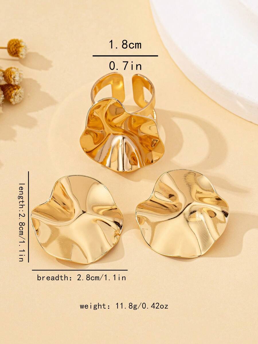 Tipo di stile:Set anello + orecchini