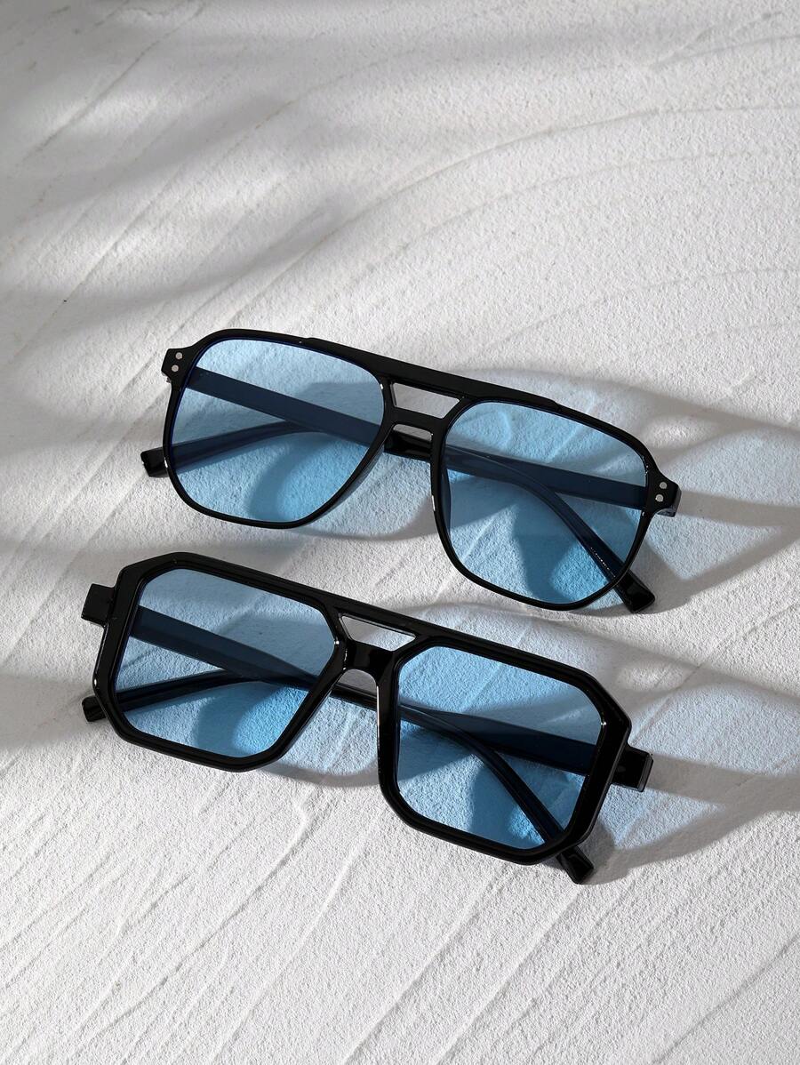 Colore delle lenti:2 pezzi (113 nero e blu + 138 nero e blu)