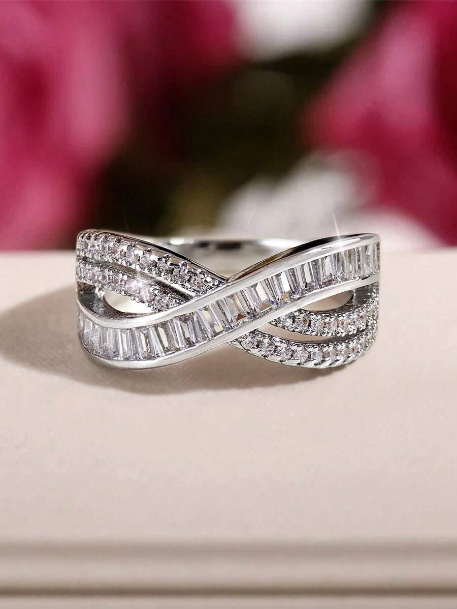 Tipo di stile:Anello di lusso con luce a croce