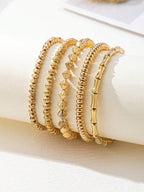 Tipo di stile:Bracciale con perline CCB in oro 1
