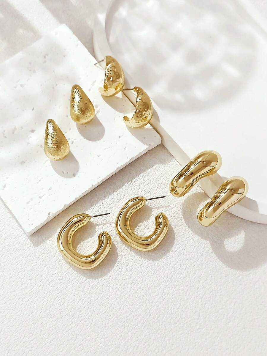 Colore:Set 4 pezzi oro A