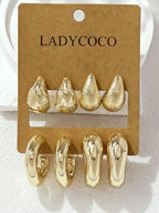 Colore:Set 4 pezzi oro A
