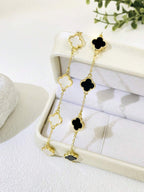 Tipo di stile:Bracciale fiore a quattro foglie