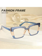 Colore della montatura:Stampa leopardata con montatura grigia