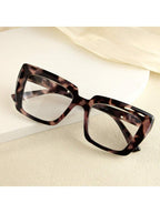 Colore della montatura:Stampa leopardata con montatura grigia