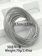 Colore:Platinum 50 Links