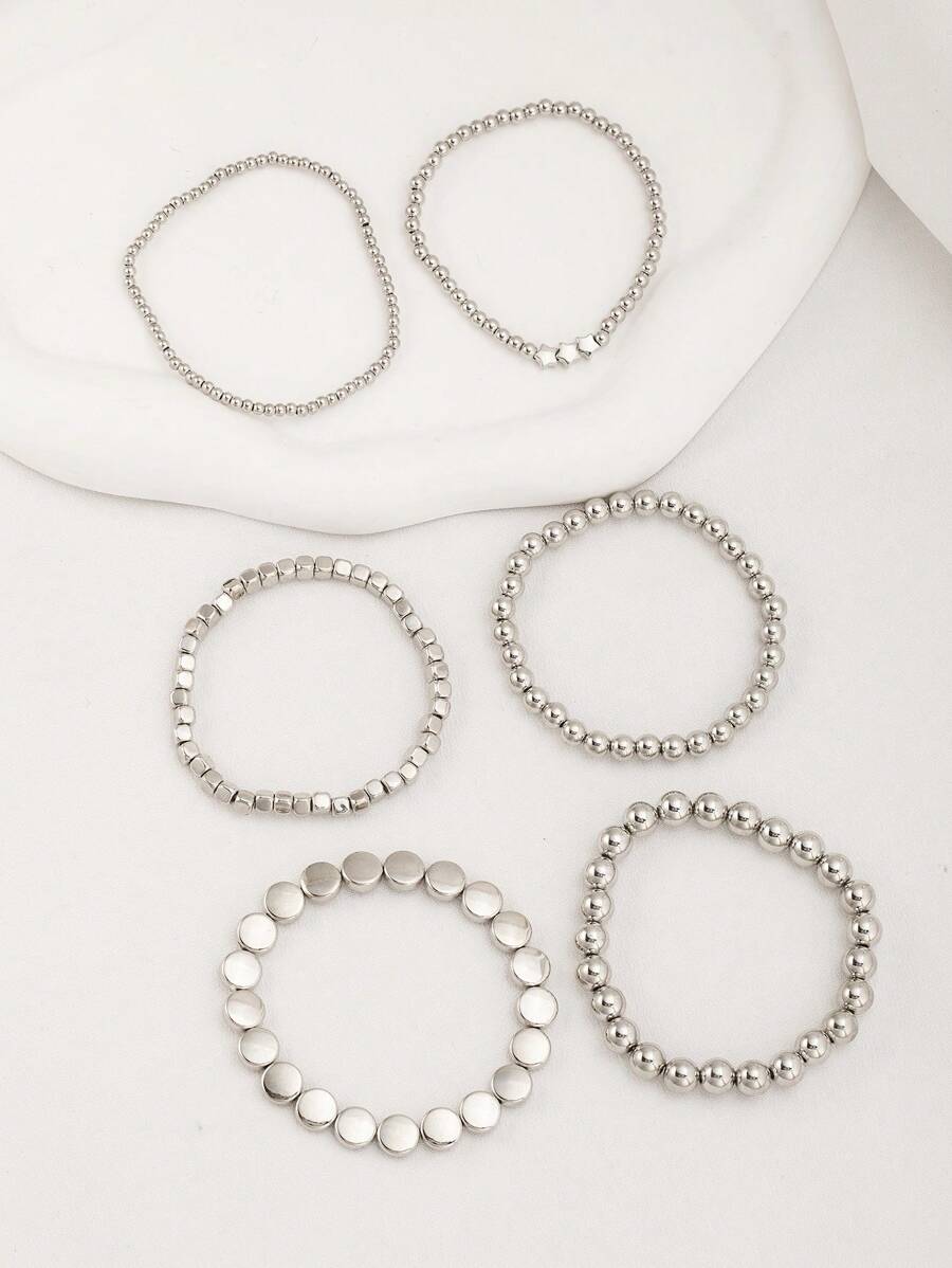 Tipo di stile:set di perline d'argento