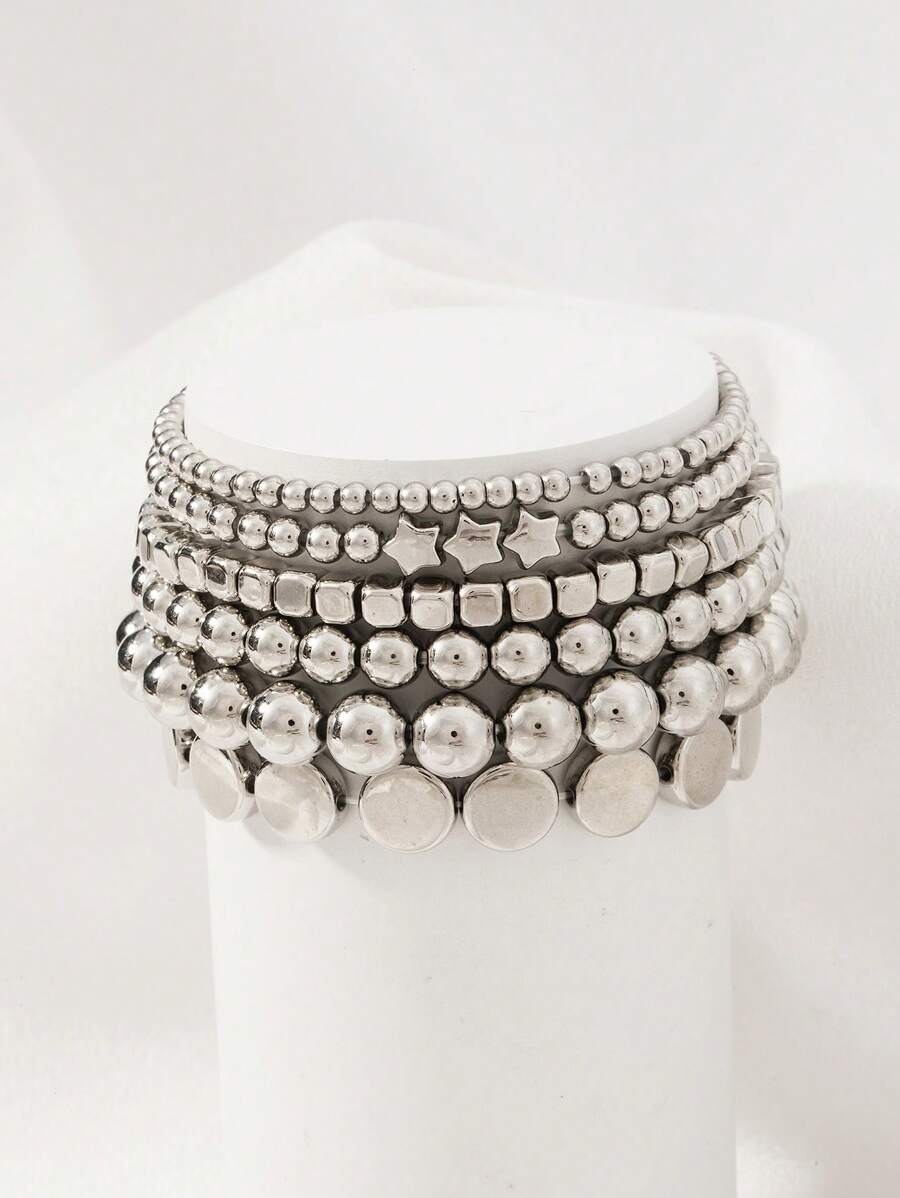 Tipo di stile:set di perline d'argento