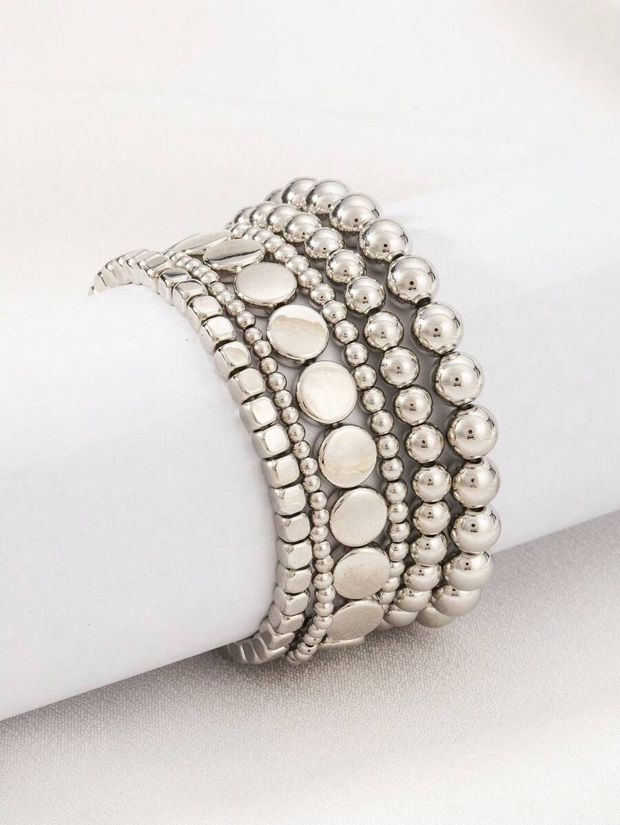 Tipo di stile:set di perline d'argento