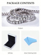 Tipo di stile:Collana di alta qualità con diamanti da 3 mm