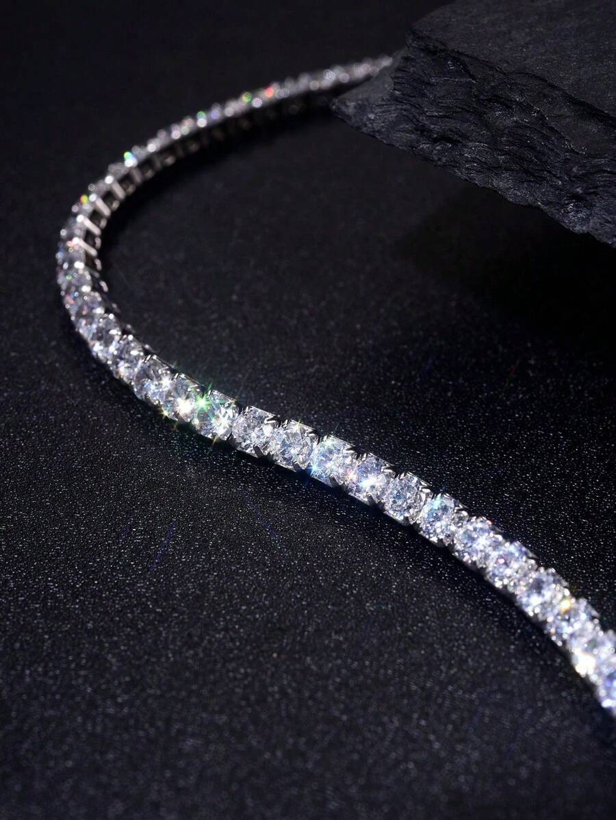 Tipo di stile:Collana di alta qualità con diamanti da 3 mm