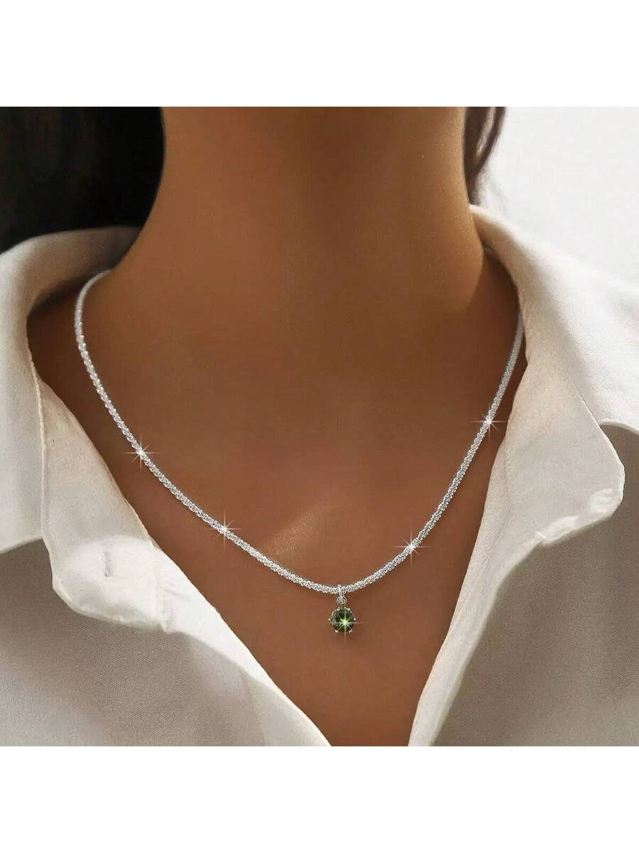 Colore:Diamante verde argento