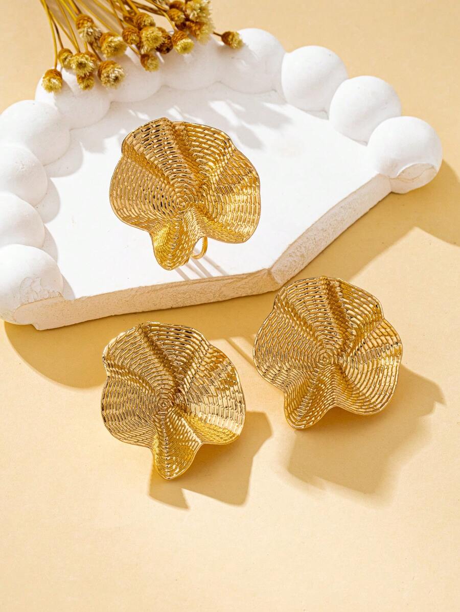 Tipo di stile:Schema set anello + orecchini