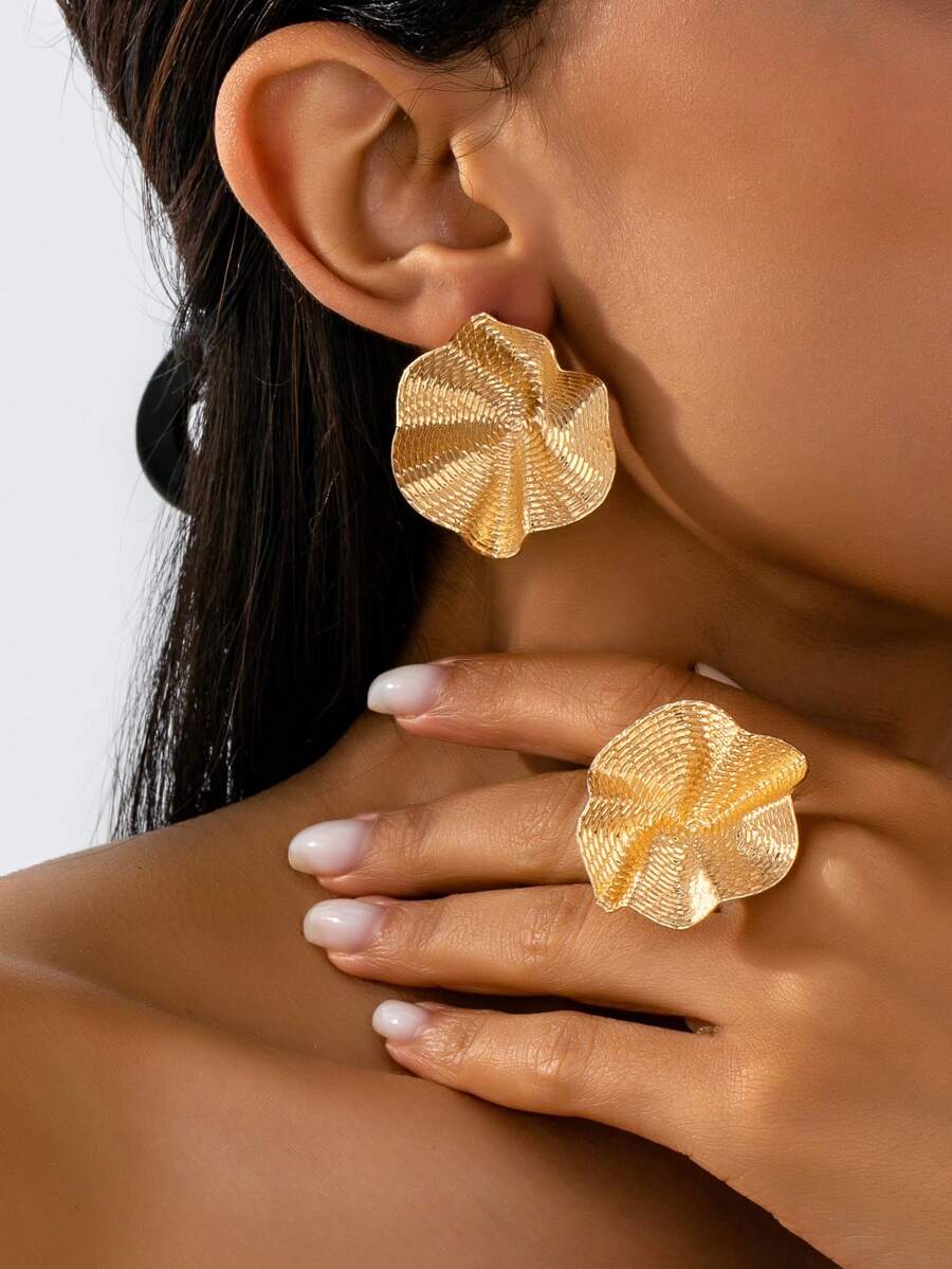 Tipo di stile:Schema set anello + orecchini