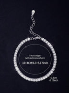 Tipo di stile:Bracciale con diamanti a quattro punte