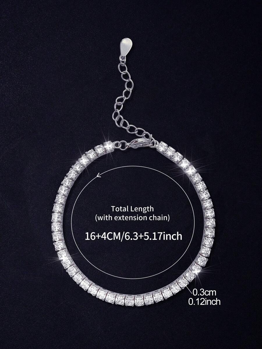 Tipo di stile:Bracciale con diamanti a quattro punte