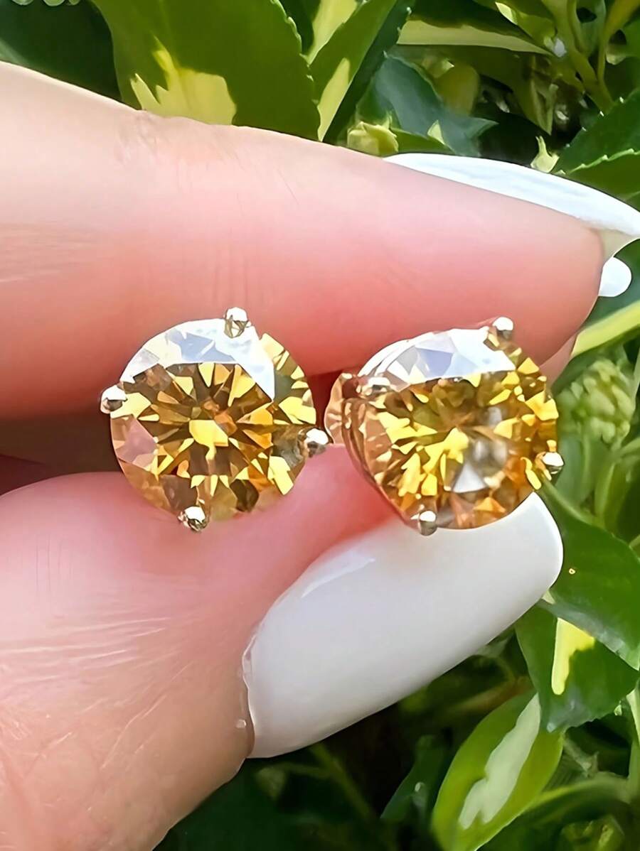 Tipo di stile:orecchini in oro a quattro punte