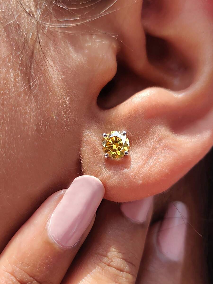 Tipo di stile:orecchini in oro a quattro punte