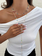 Colore:2 collane lunghe colorate