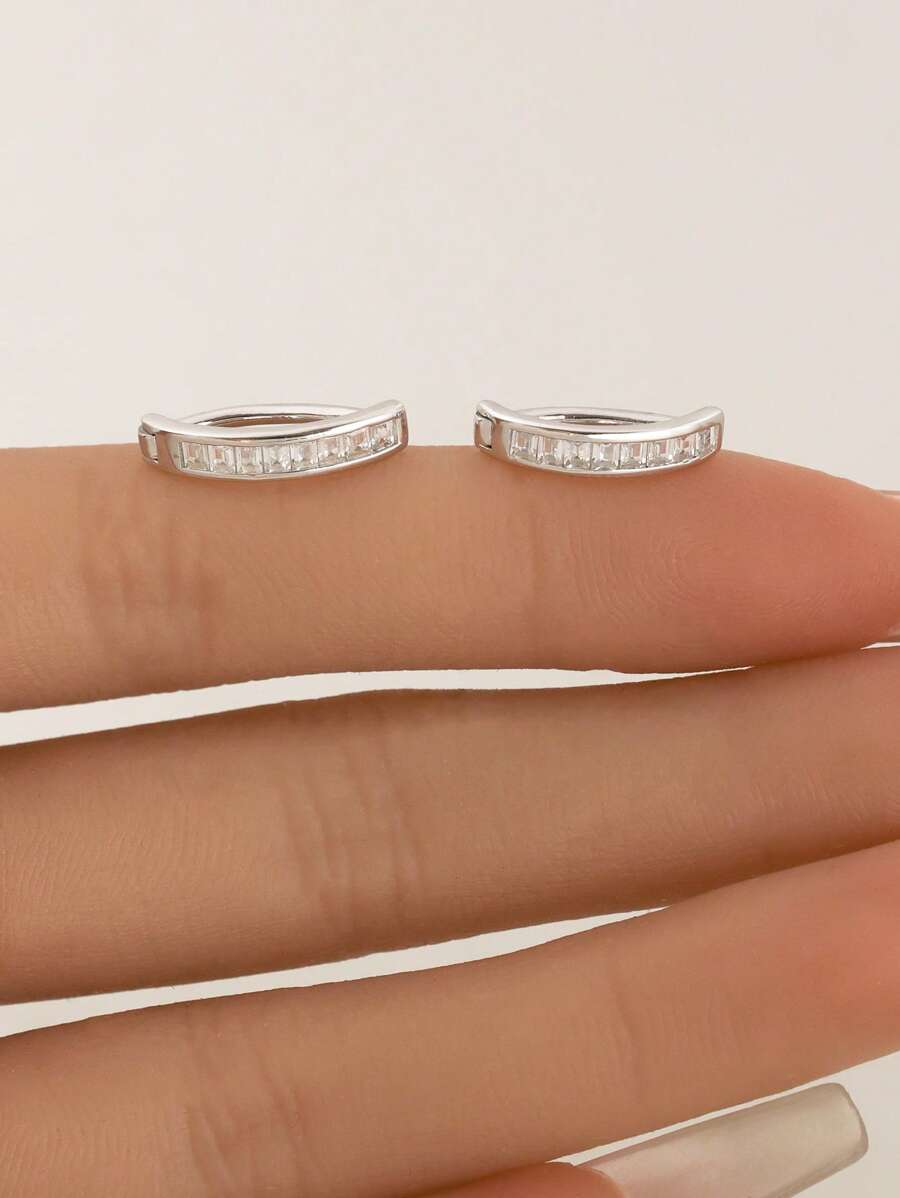 Tipo di stile:Anello per ombelico con zirconi quadrati