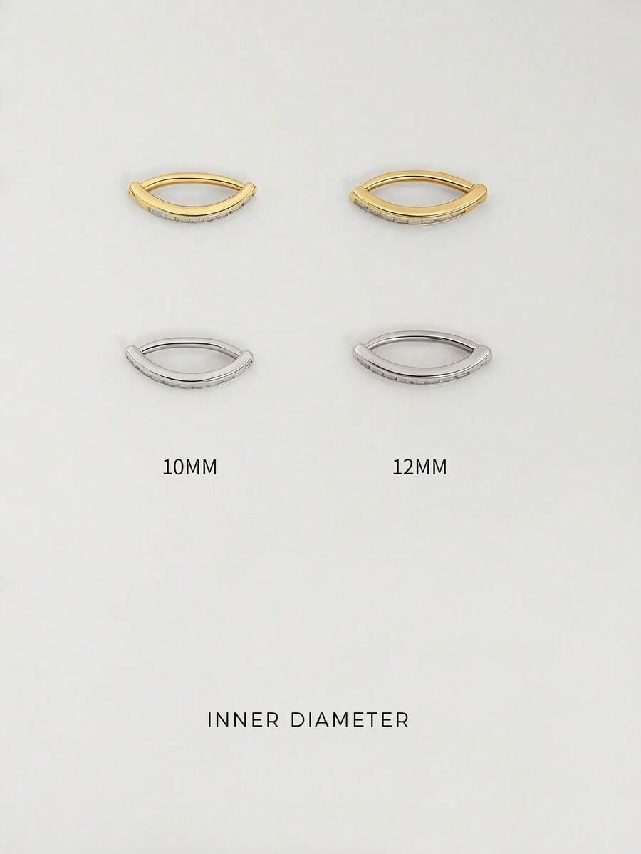 Tipo di stile:Anello per ombelico con zirconi quadrati