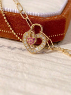Tipo di stile:Bracciale da donna Love Lock a doppio strato