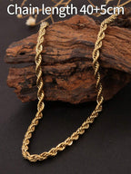 Colore:Collana intrecciata in oro
