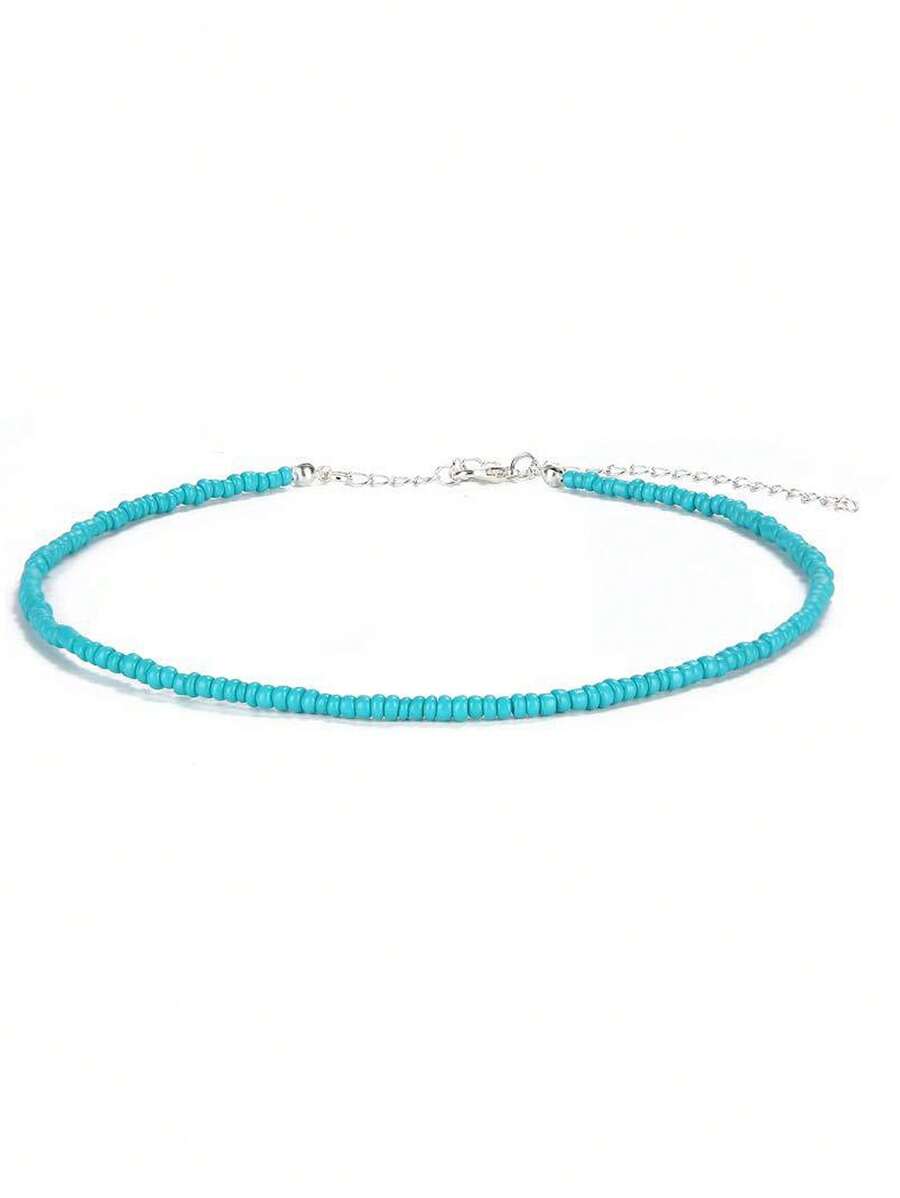 Colore:Catena in argento blu turchese