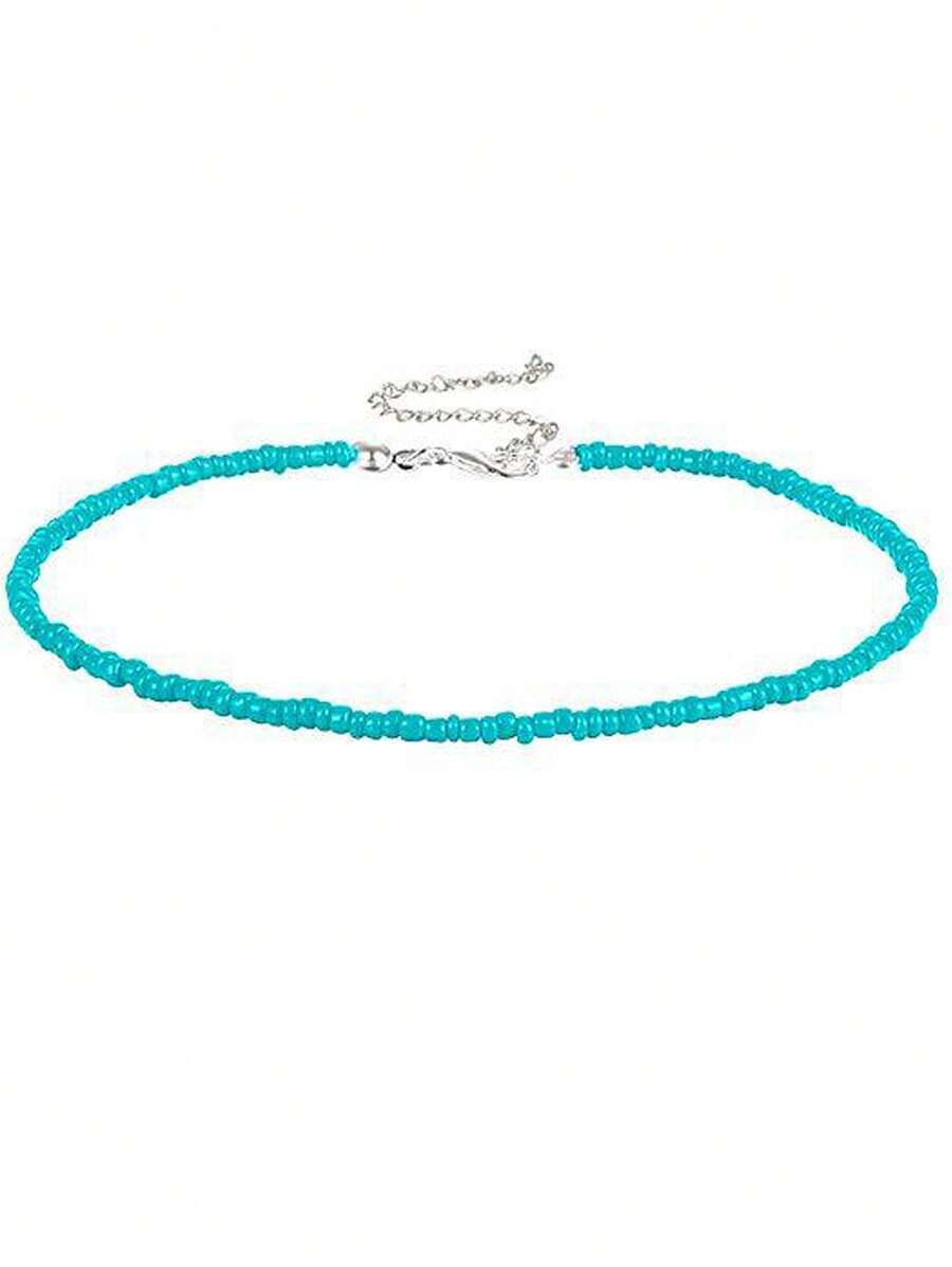 Colore:Catena in argento blu turchese