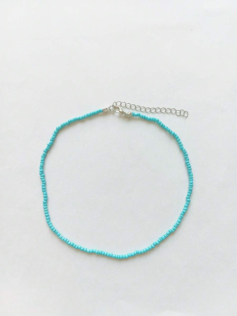 Colore:Catena in argento blu turchese
