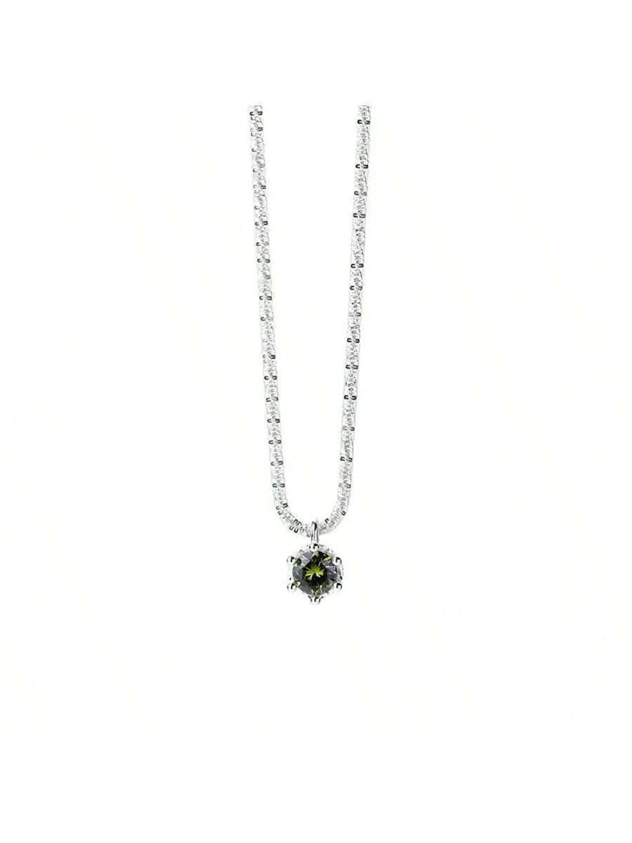 Colore:Diamante verde argento