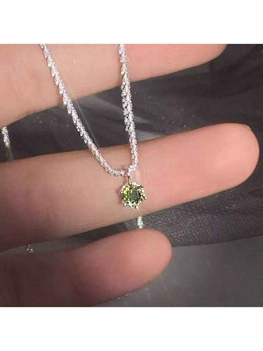 Colore:Diamante verde argento