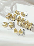 Colore:Set da 6 paia in oro