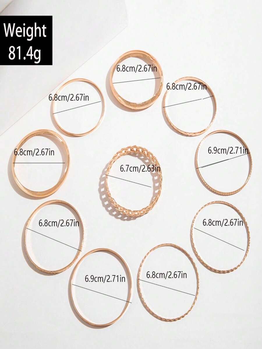 Colore:10 pezzi d'oro