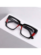 Colore della montatura:Nero rosso + rosso a blu