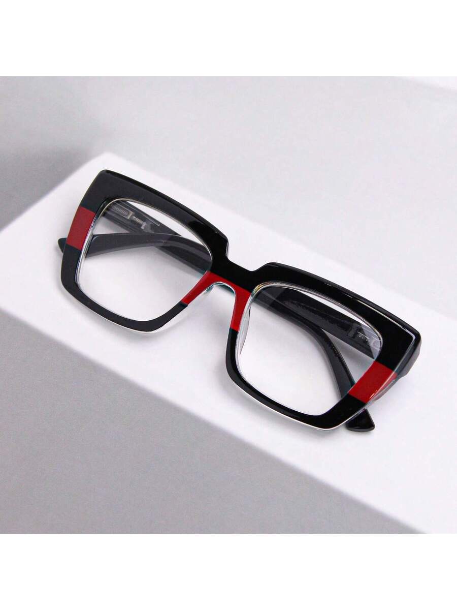 Colore della montatura:Nero rosso + rosso a blu